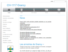 Tablet Screenshot of grancy.ch